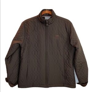 Destinations American Identity Women’s Fluor Full Zip Jacket Brown Sz Medium